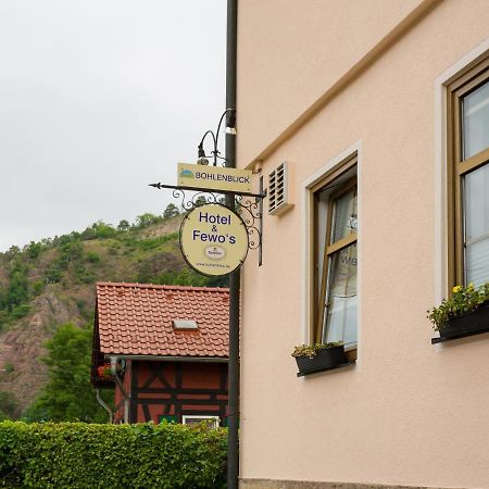 Hotel & Ferienwohnungen Bohlenblick Saalfeld Saale Exterior photo
