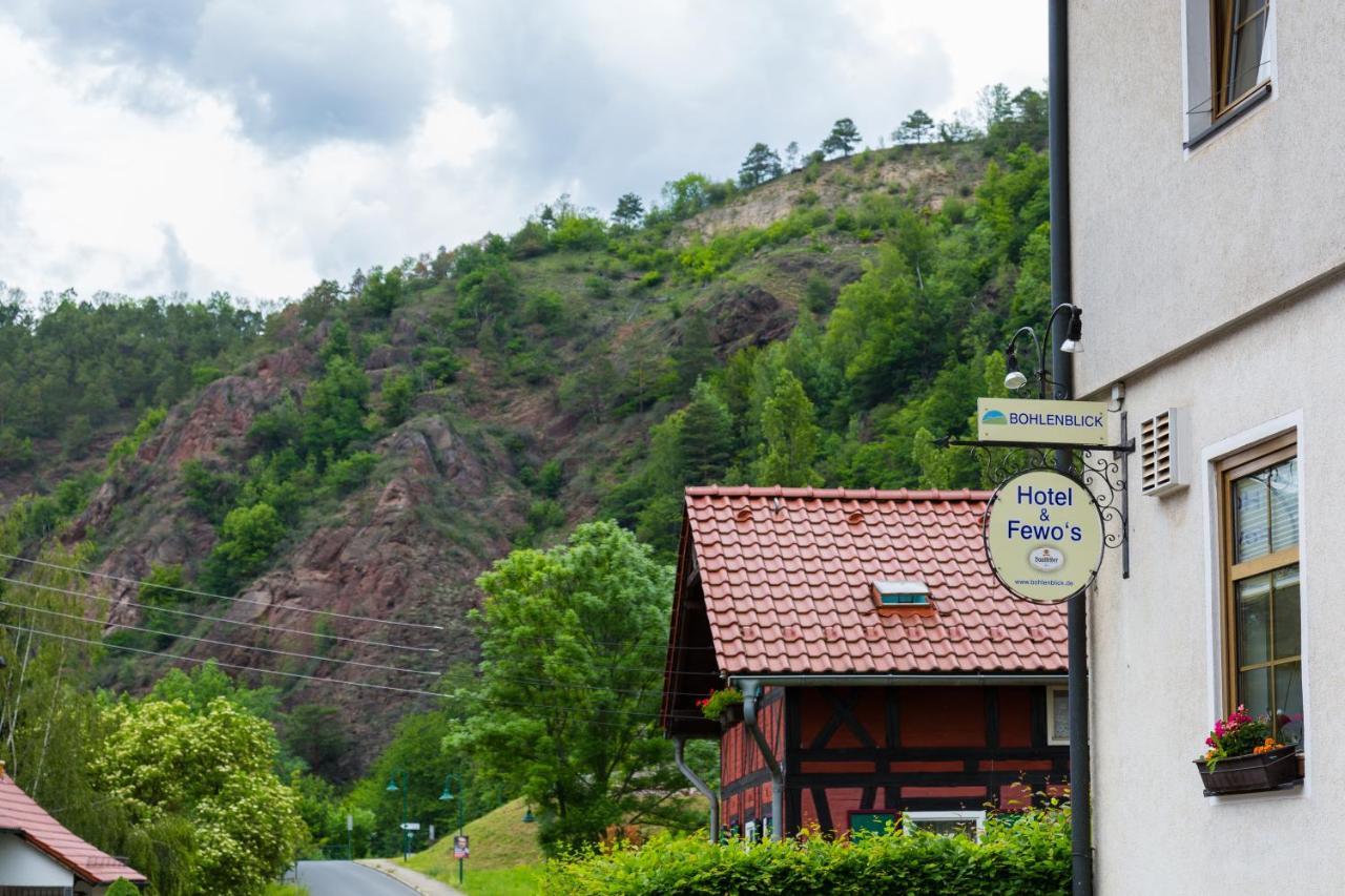 Hotel & Ferienwohnungen Bohlenblick Saalfeld Saale Exterior photo