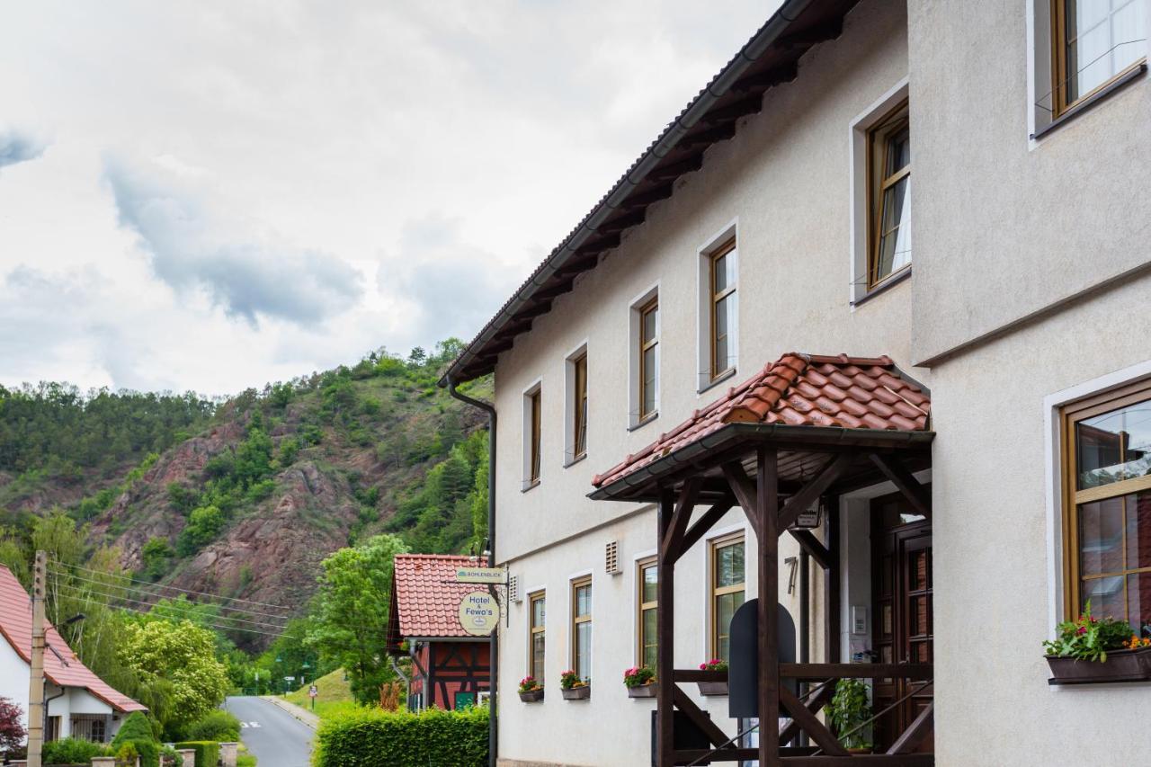 Hotel & Ferienwohnungen Bohlenblick Saalfeld Saale Exterior photo