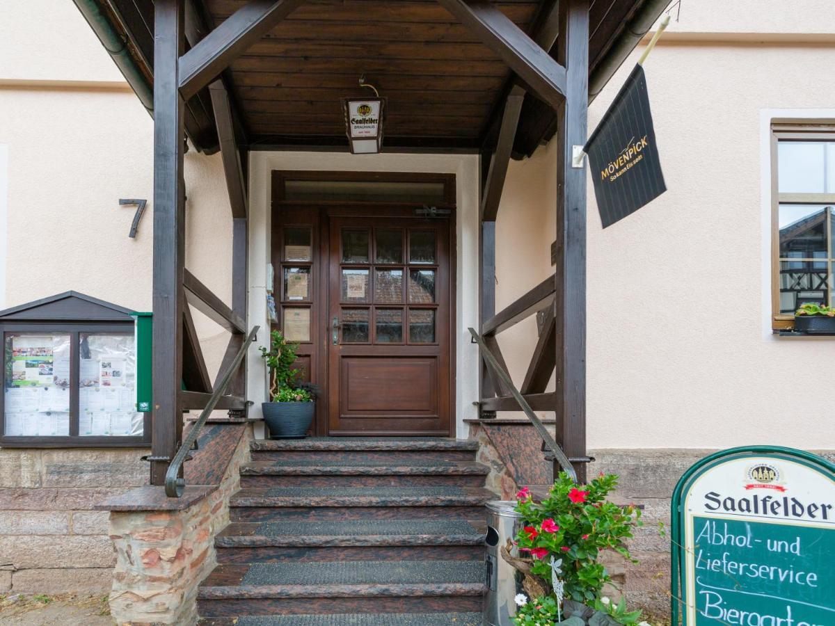 Hotel & Ferienwohnungen Bohlenblick Saalfeld Saale Exterior photo